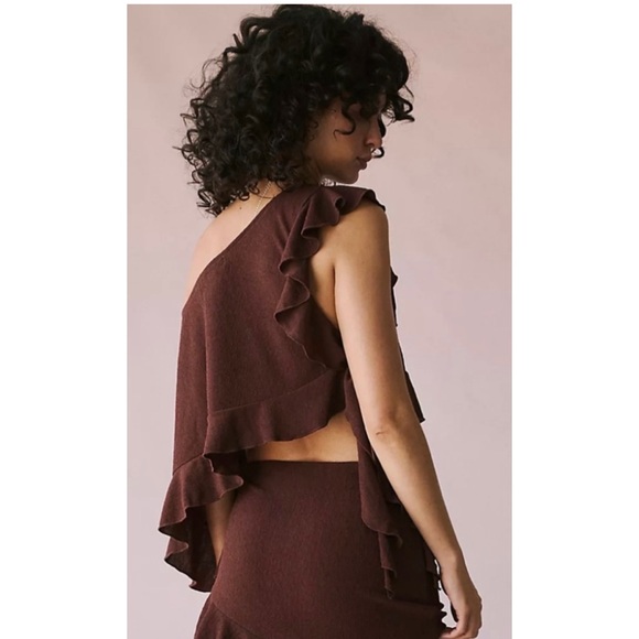 NWOT Free People Beach Trinity Top Chocolate Brown - Picture 4 of 15